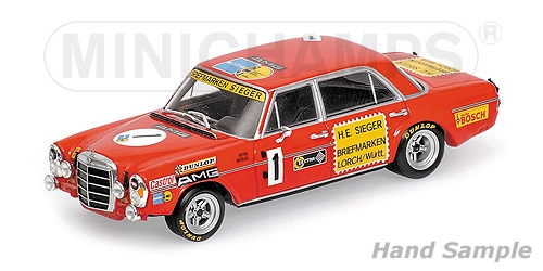 Mercedes Benz 300 SEL 6.8 AMG 1972 Nürburgring HEYER / BETZLER 1:18 Mercedes Benz 300 SEL 6.8 AMG 1972 Nürburgring HEYER / BETZLER 1:18